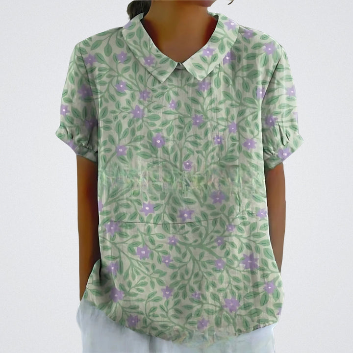 Lina™ | Premium Bluse mit Blumenmuster