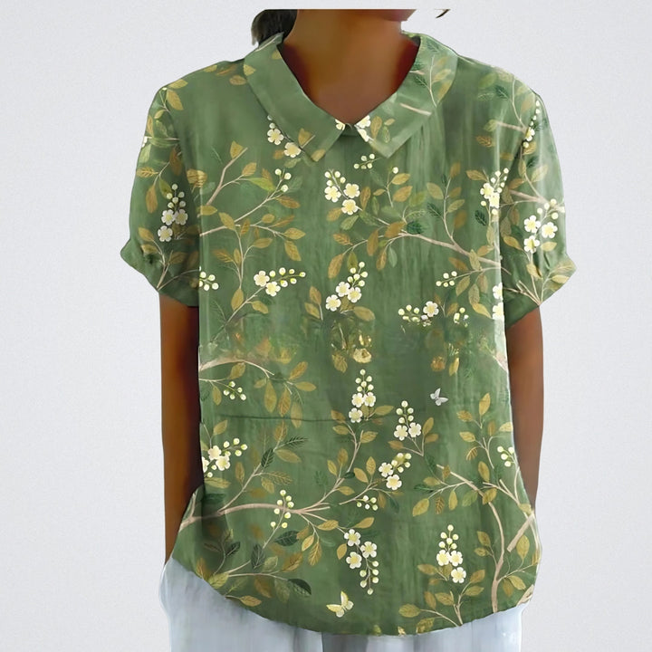 Lina™ | Premium Bluse mit Blumenmuster