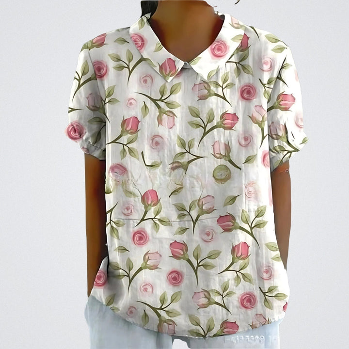 Lina™ | Premium Bluse mit Blumenmuster