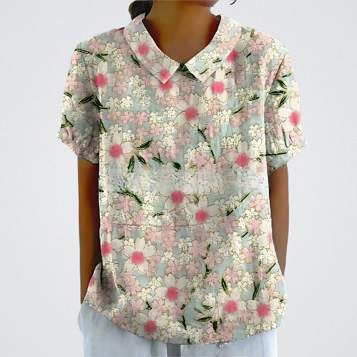 Lina™ | Premium Bluse mit Blumenmuster