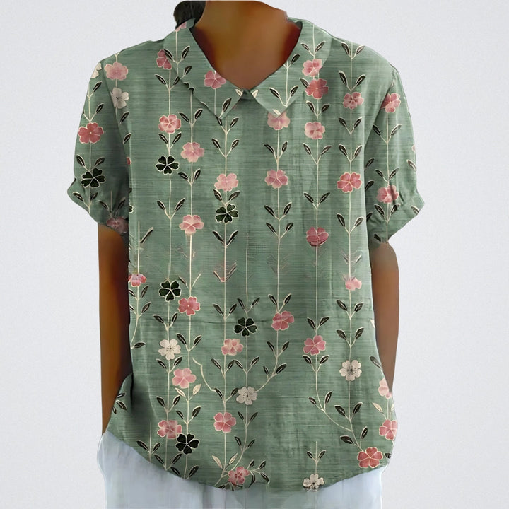 Lina™ | Premium Bluse mit Blumenmuster