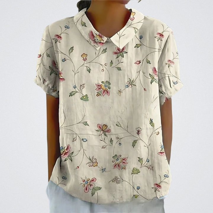 Lina™ | Premium Bluse mit Blumenmuster