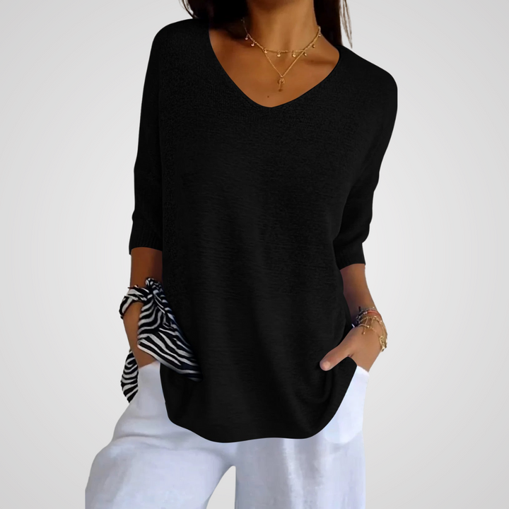Brunhilda™ | Premium Bluse mit V-Ausschnitt