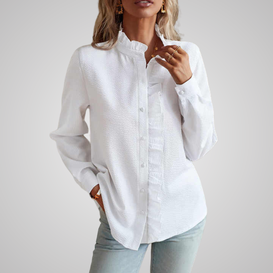 Sofia™ |  Premium Bluse mit Rüschen