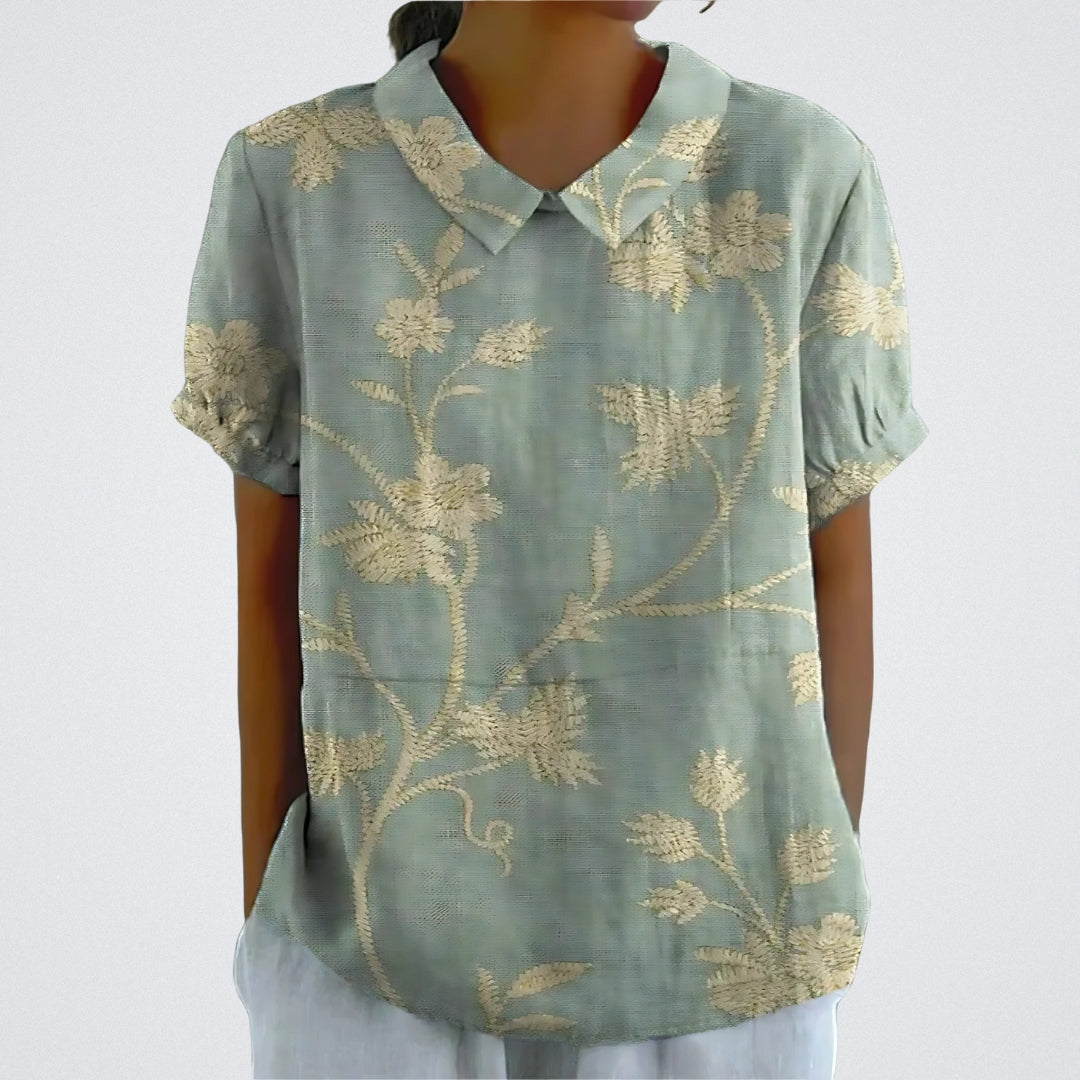 Lina™ | Premium Bluse mit Blumenmuster