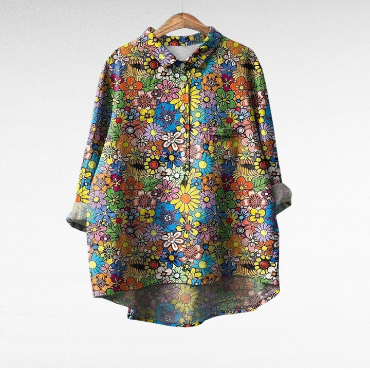 Madison™ | Vintage Bluse mit Blumenmuster