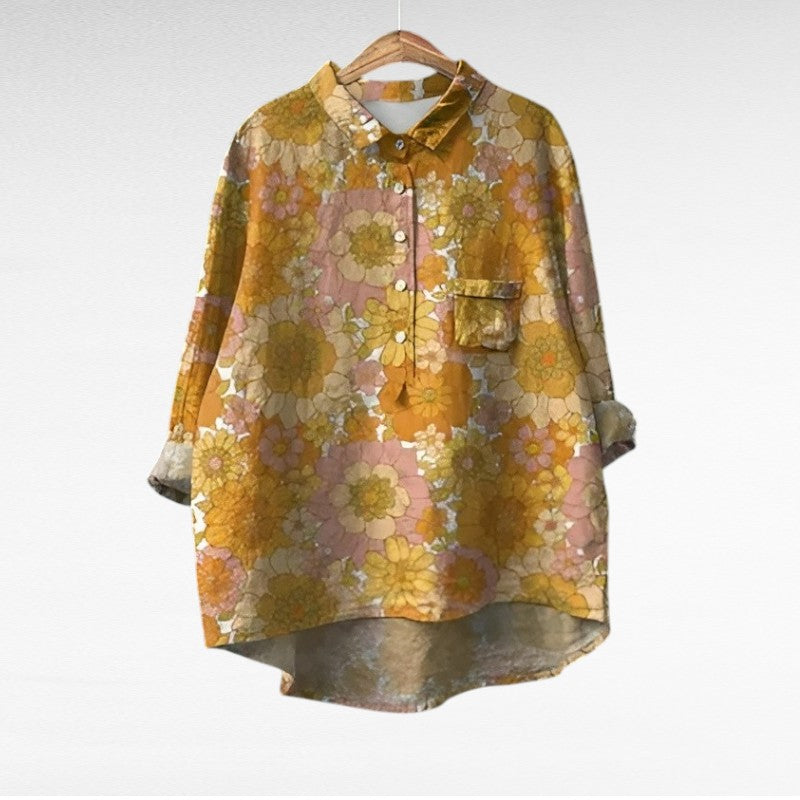 Madison™ | Vintage Bluse mit Blumenmuster