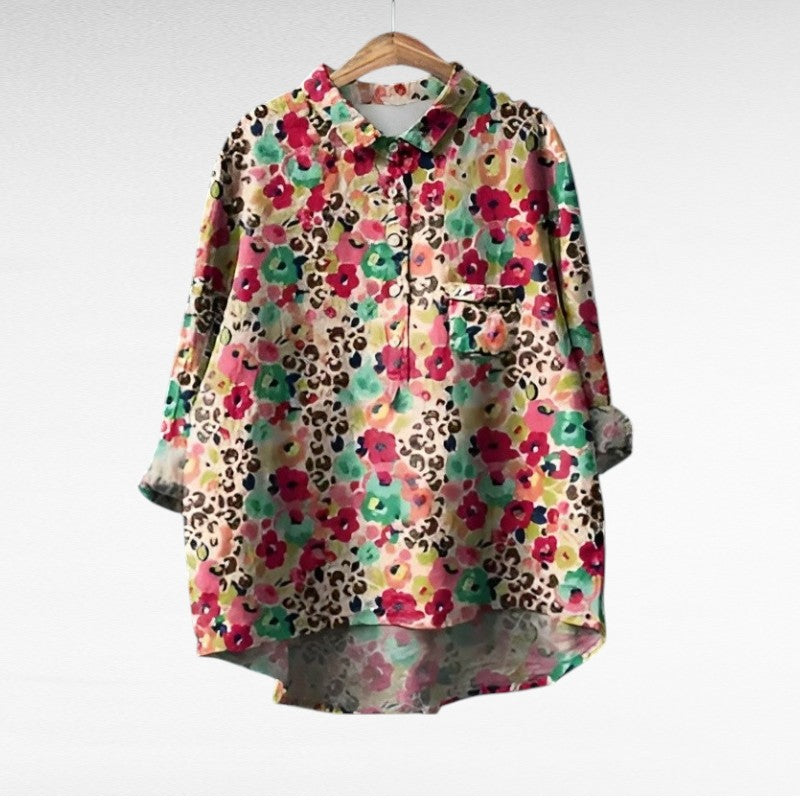 Madison™ | Vintage Bluse mit Blumenmuster