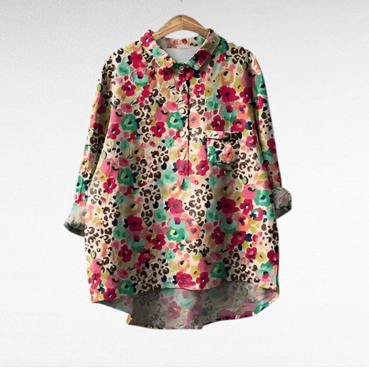Madison™ | Vintage Bluse mit Blumenmuster