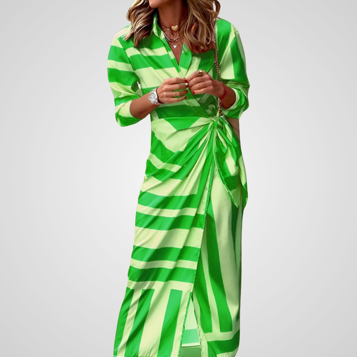 Lori™ | Elegantes, mehrfarbiges Kleid
