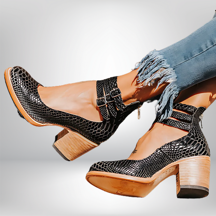 Lena™ | Premium Leder Keilschuhe