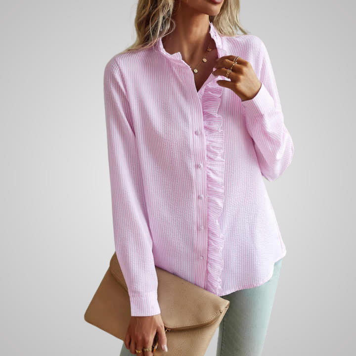 Sofia™ |  Premium Bluse mit Rüschen