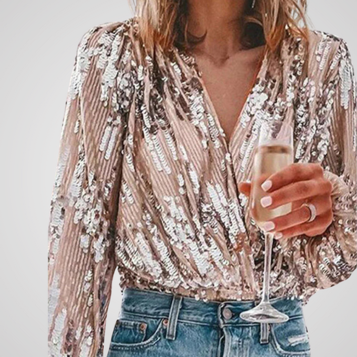 Marylin™ | Bluse Elegant Glänzend