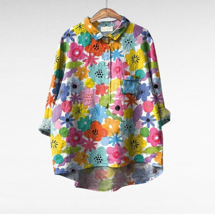 Summer™ | Vintage Bluse mit Blumenmuster