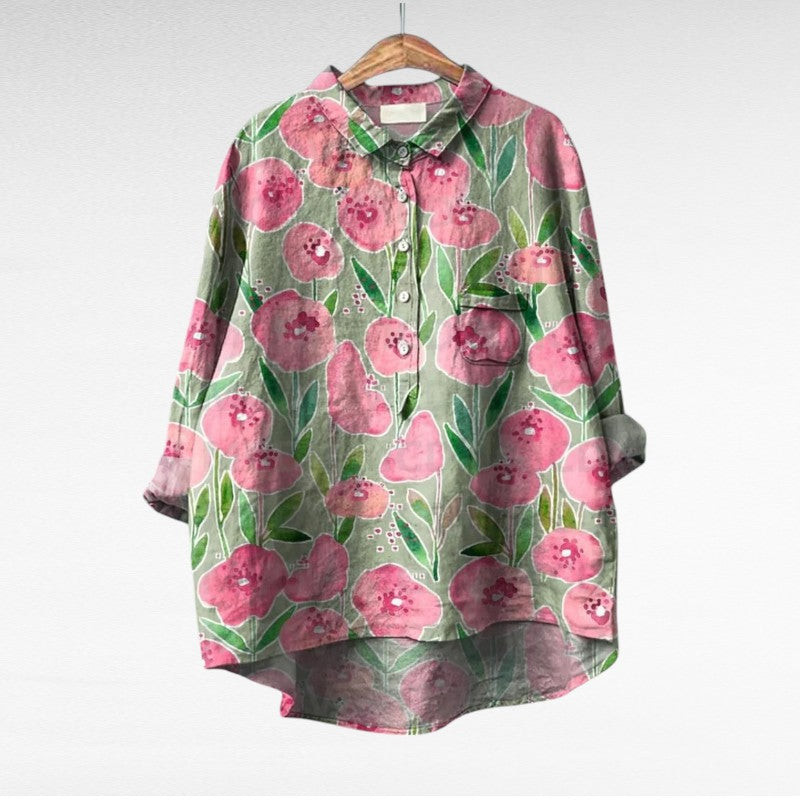 Summer™ | Vintage Bluse mit Blumenmuster