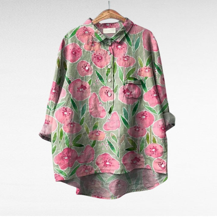 Summer™ | Vintage Bluse mit Blumenmuster