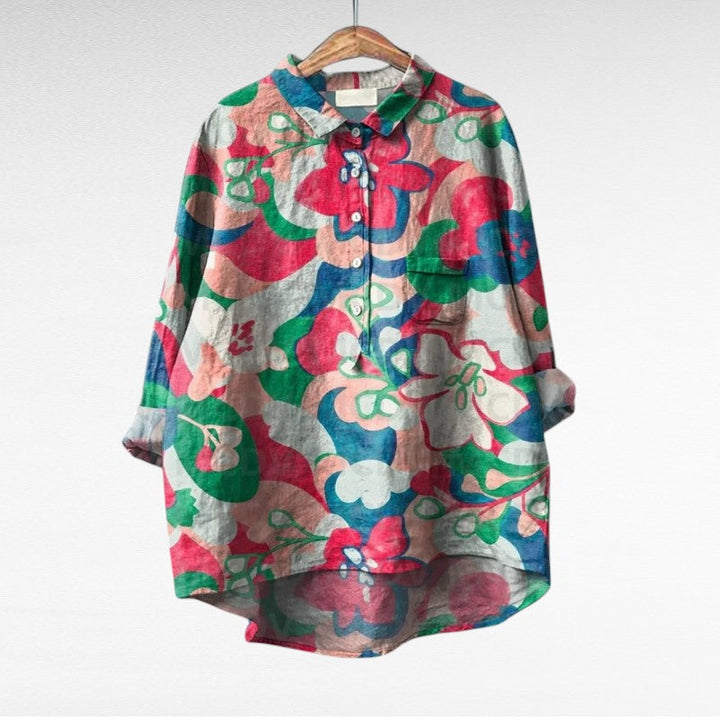 Summer™ | Vintage Bluse mit Blumenmuster