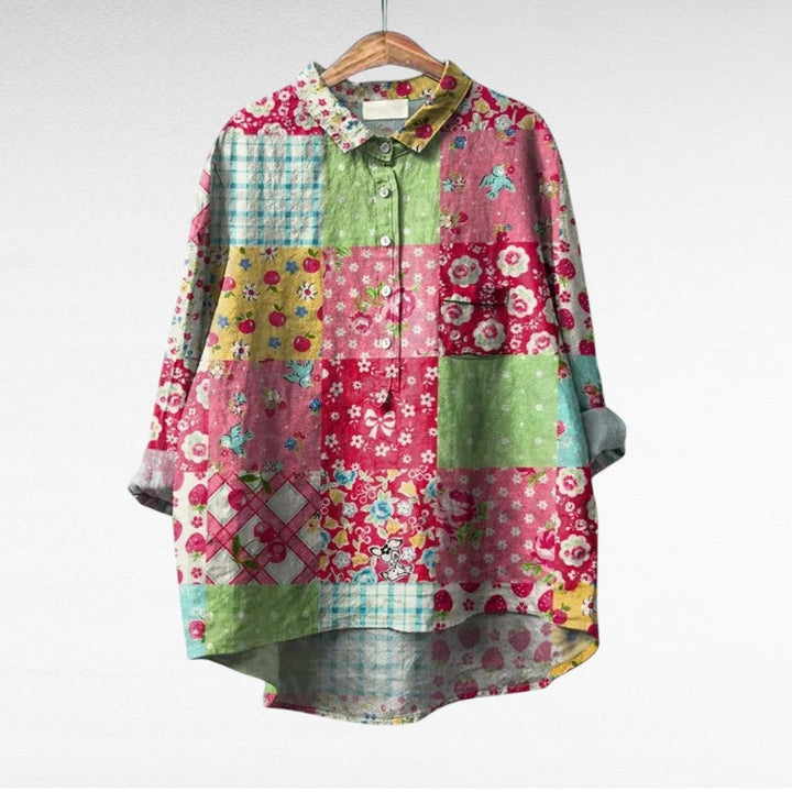 Summer™ | Vintage Bluse mit Blumenmuster