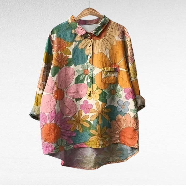 Ellie™ | Vintage Bluse mit Paisley Muster