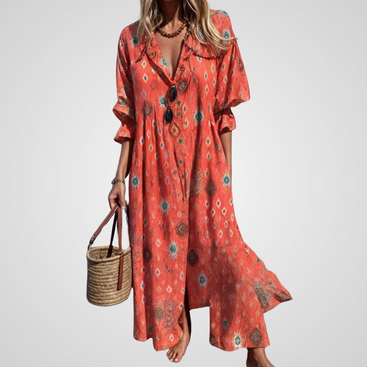 Evelin™ | Sommerkleid, farbenfroh und frei