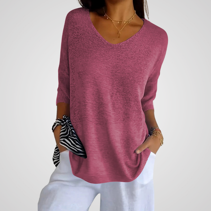 Brunhilda™ | Premium Bluse mit V-Ausschnitt