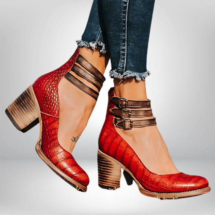 Lena™ | Premium Leder Keilschuhe