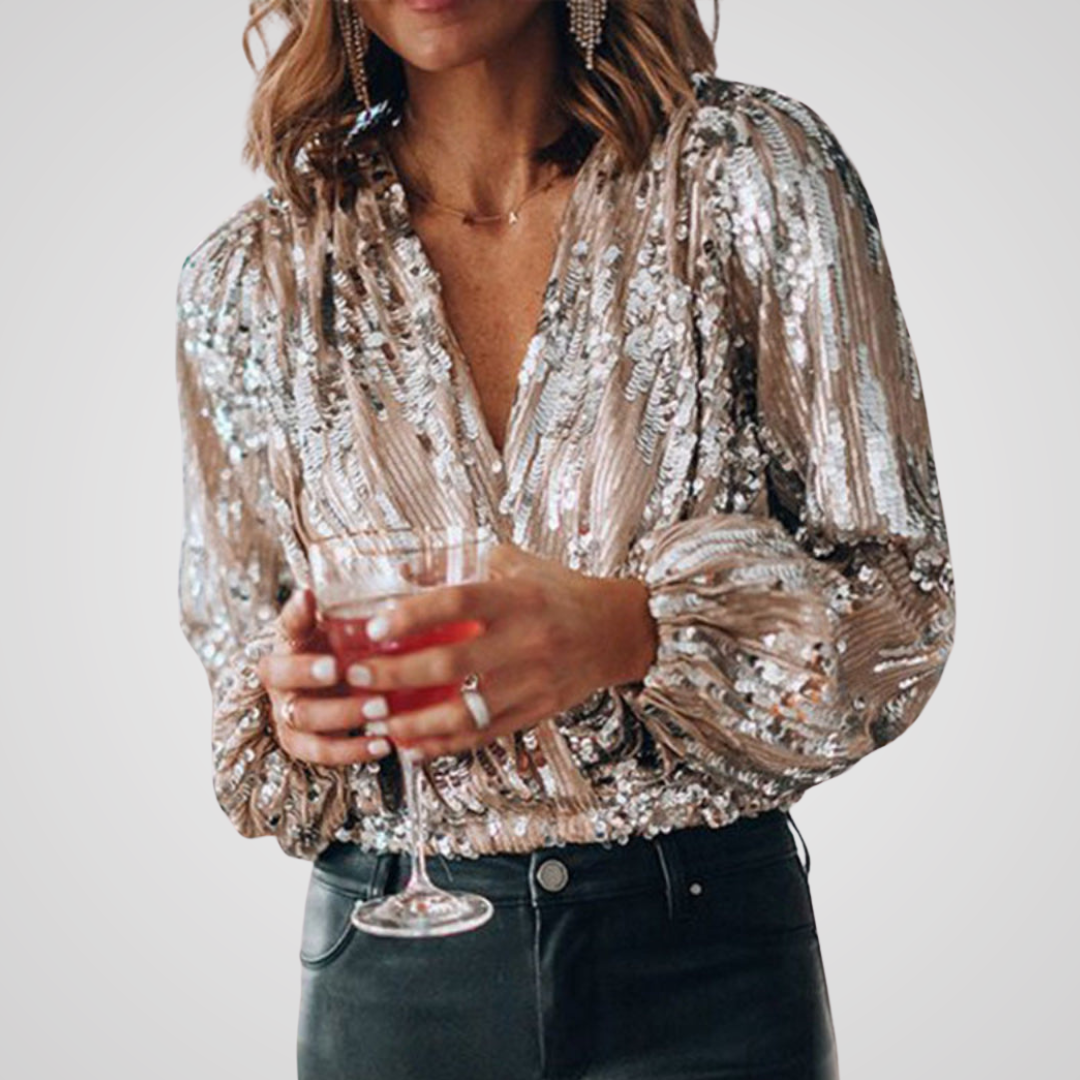 Marylin™ | Bluse Elegant Glänzend