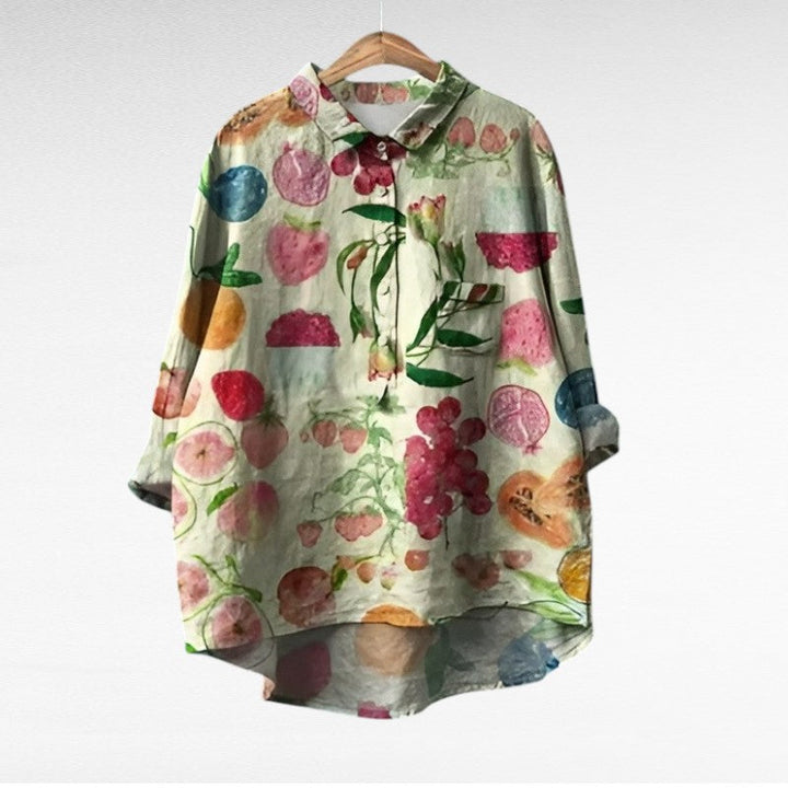 Ellie™ | Vintage Bluse mit Paisley Muster