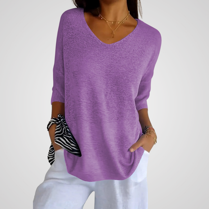 Brunhilda™ | Premium Bluse mit V-Ausschnitt