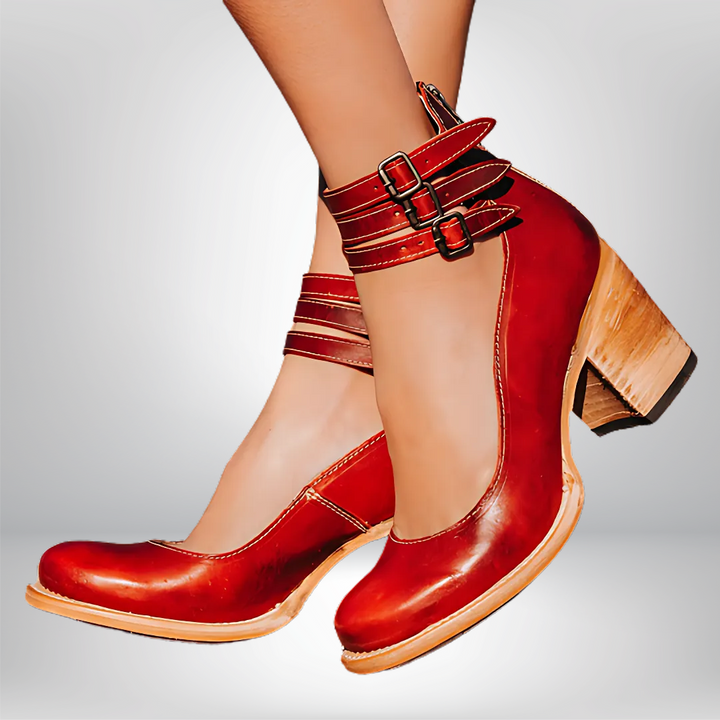 Lena™ | Premium Leder Keilschuhe