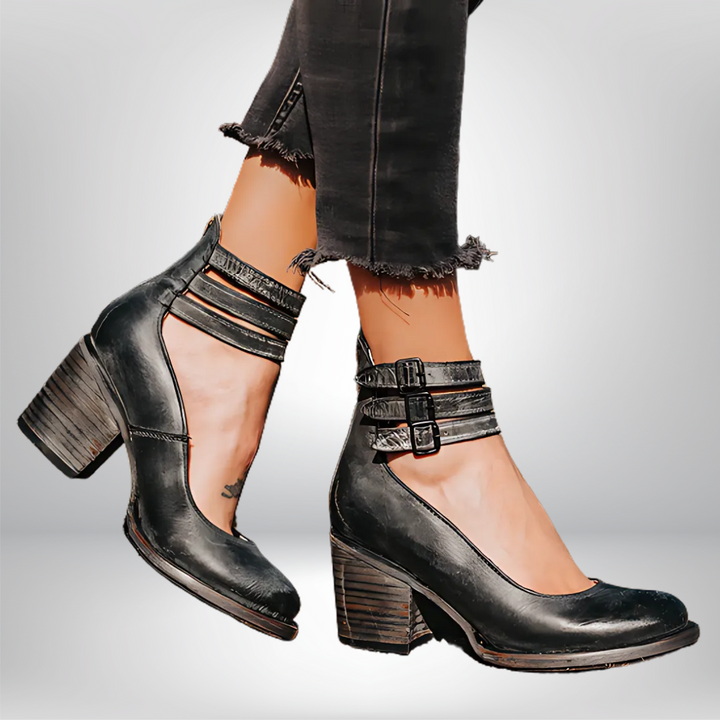 Lena™ | Premium Leder Keilschuhe