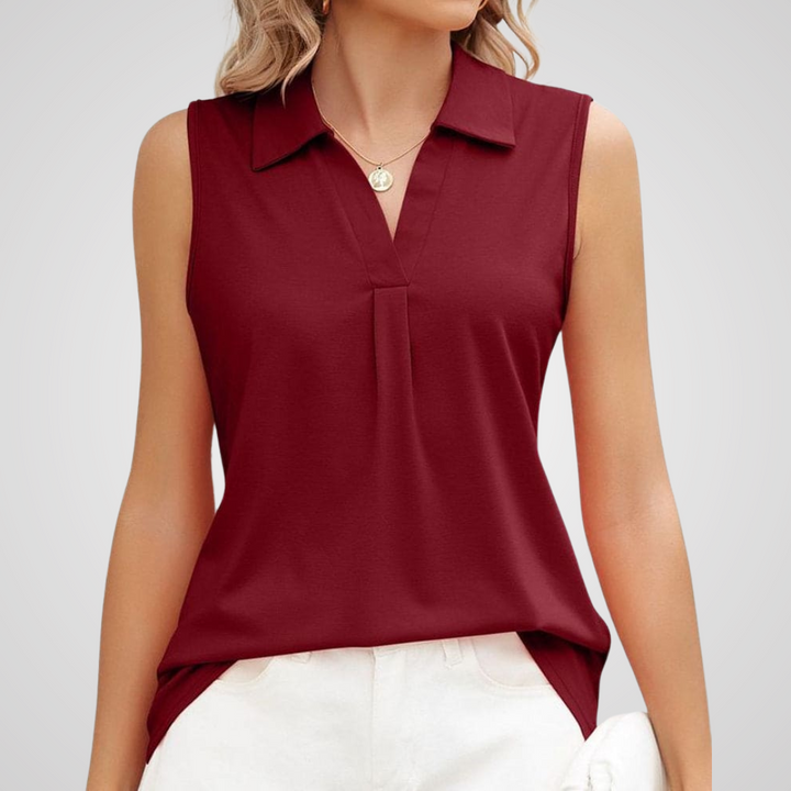 Rina™ | Ärmellose Bluse, frisch und vielseitig