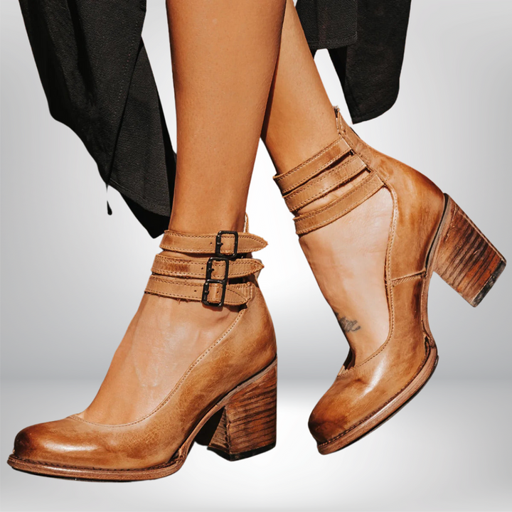 Lena™ | Premium Leder Keilschuhe