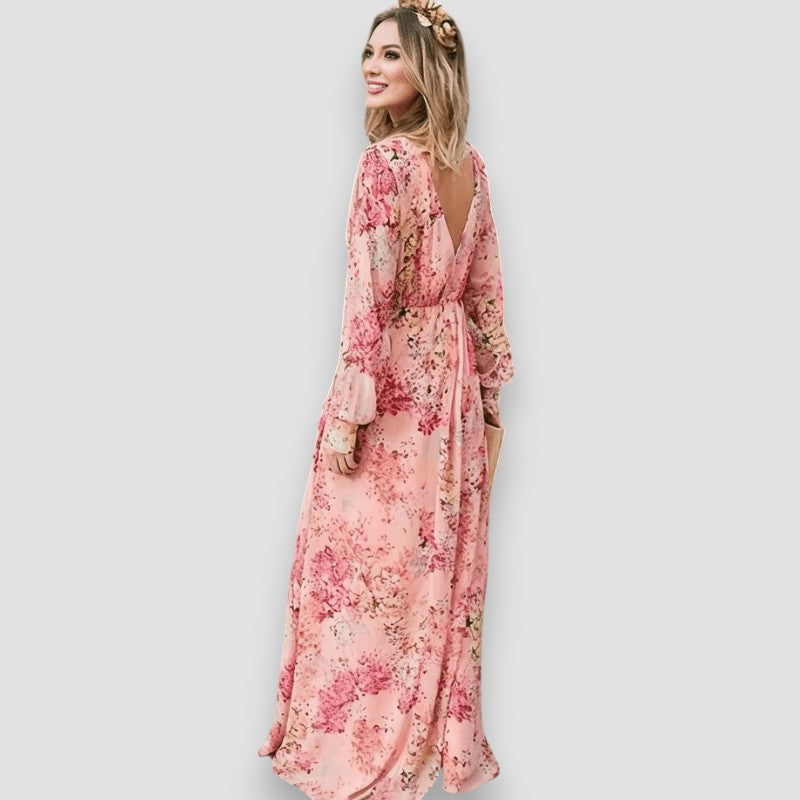 Pia™ | Blumenmuster Kleid