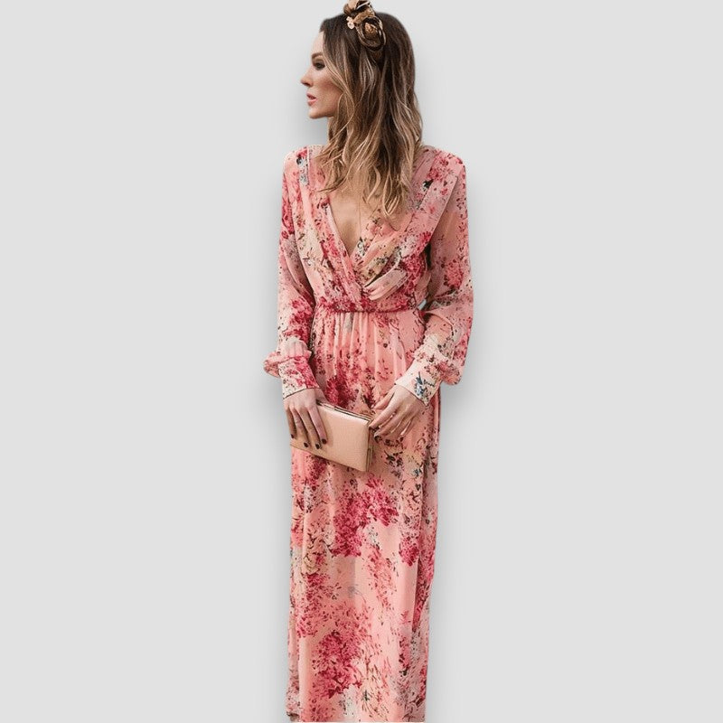 Pia™ | Blumenmuster Kleid