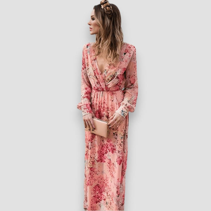 Pia™ | Blumenmuster Kleid