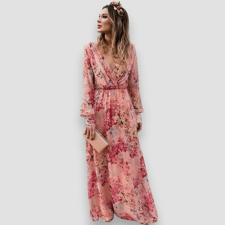 Pia™ | Blumenmuster Kleid
