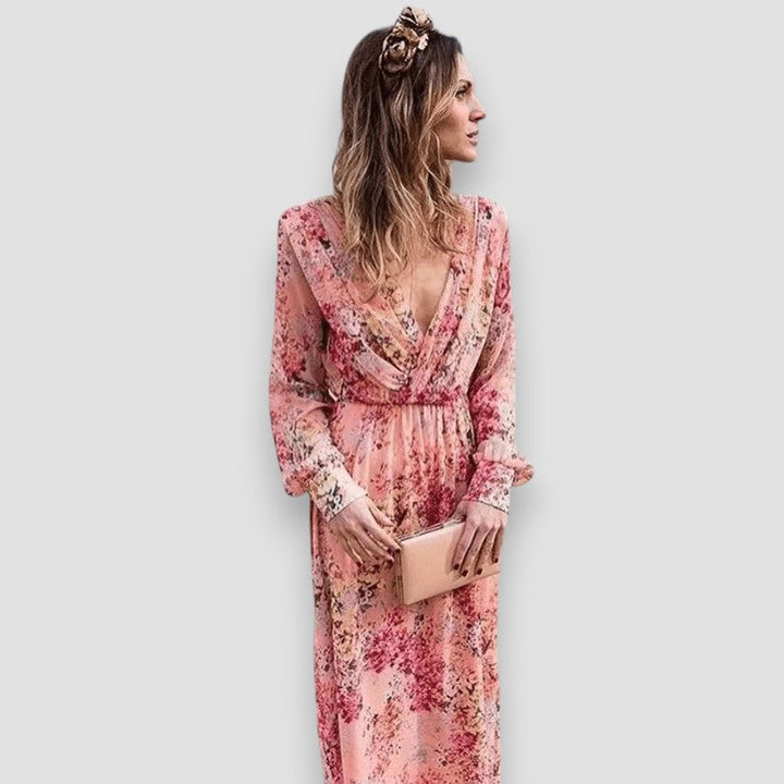 Pia™ | Blumenmuster Kleid
