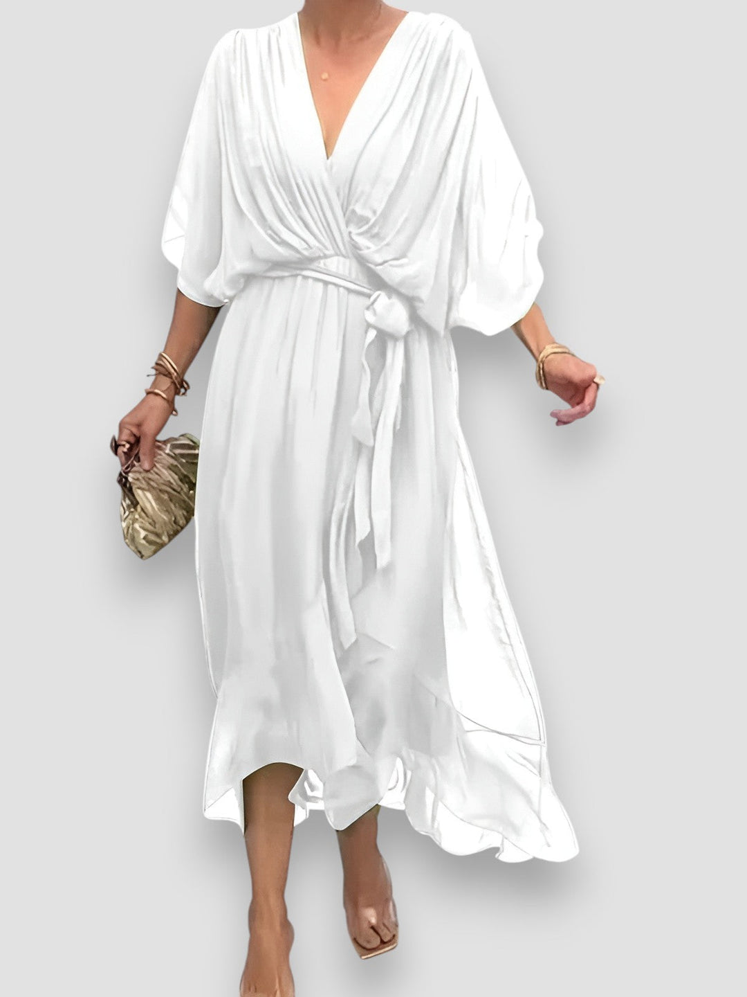 Carmen™ | Kleid mit V-Ausschnitt