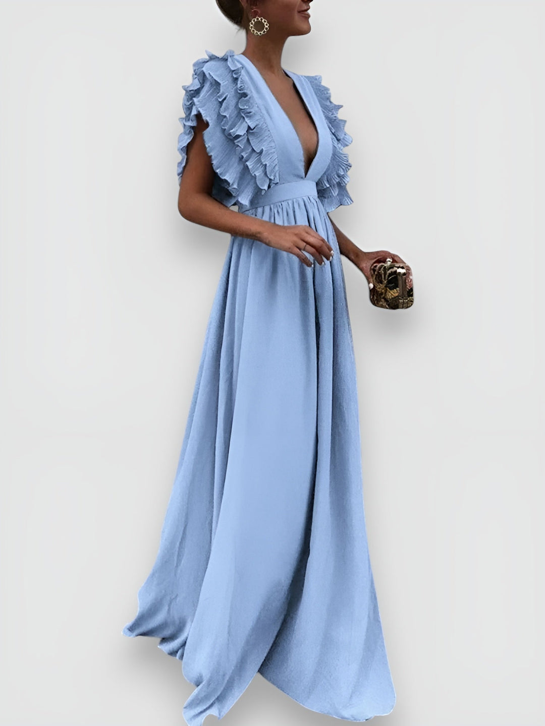 Ginevra™ | Elegantes Kleid mit V-Ausschnitt